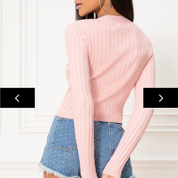 Superdown Havana Cardigan in Blush - Picture 3 of 6